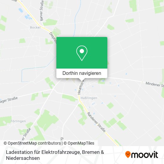 Ladestation für Elektrofahrzeuge Karte