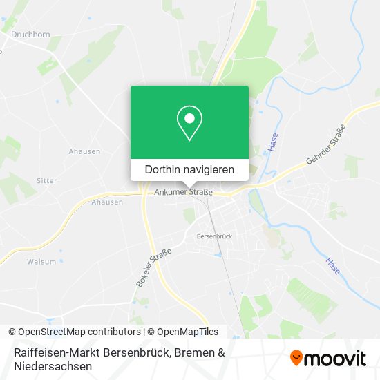 Raiffeisen-Markt Bersenbrück Karte