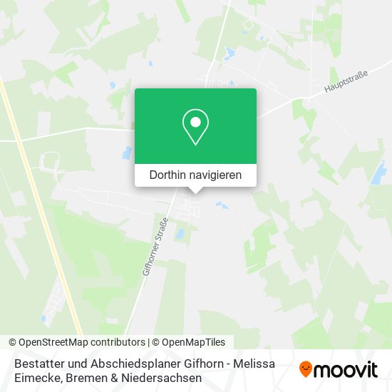 Bestatter und Abschiedsplaner Gifhorn - Melissa Eimecke Karte