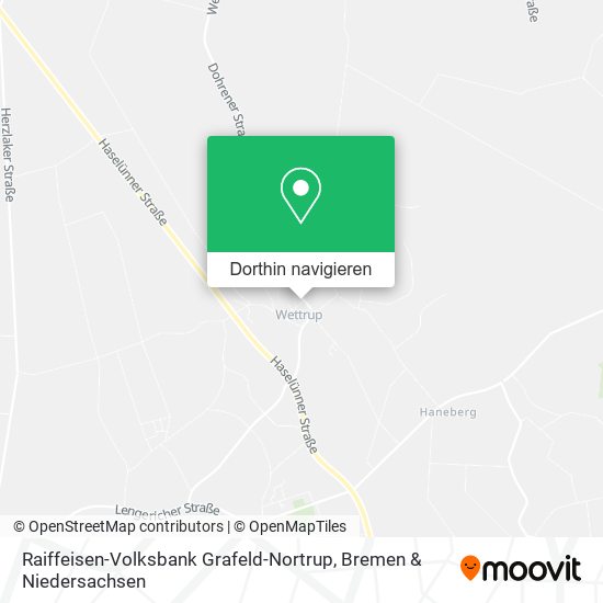 Raiffeisen-Volksbank Grafeld-Nortrup Karte