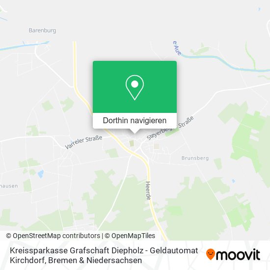Kreissparkasse Grafschaft Diepholz - Geldautomat Kirchdorf Karte