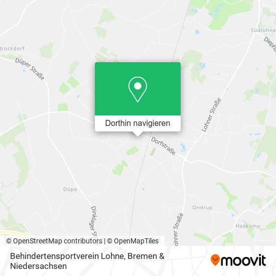 Behindertensportverein Lohne Karte