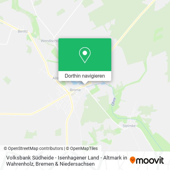 Volksbank Südheide - Isenhagener Land - Altmark in Wahrenholz Karte