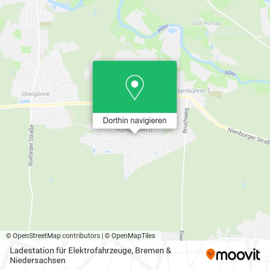 Ladestation für Elektrofahrzeuge Karte