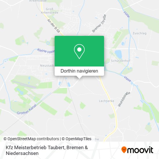 Kfz Meisterbetrieb Taubert Karte