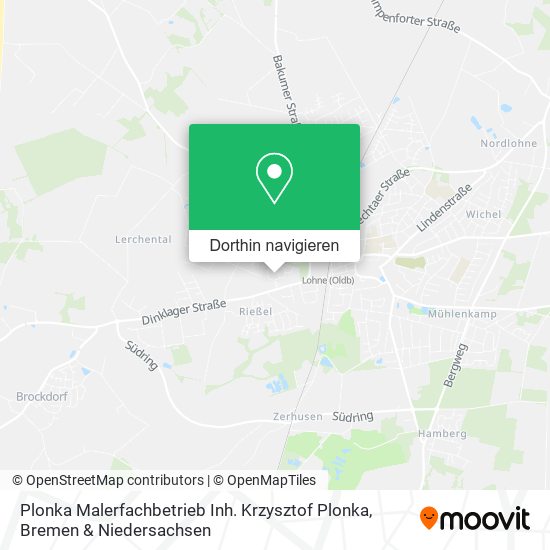 Plonka Malerfachbetrieb Inh. Krzysztof Plonka Karte