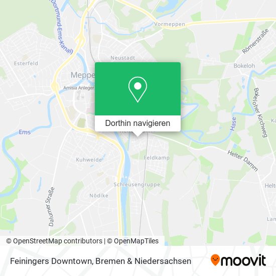 Feiningers Downtown Karte