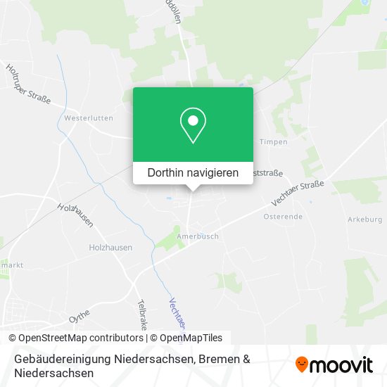 Gebäudereinigung Niedersachsen Karte