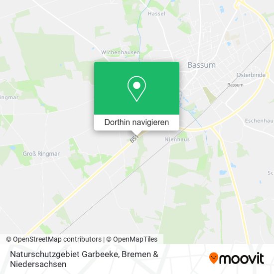 Naturschutzgebiet Garbeeke Karte
