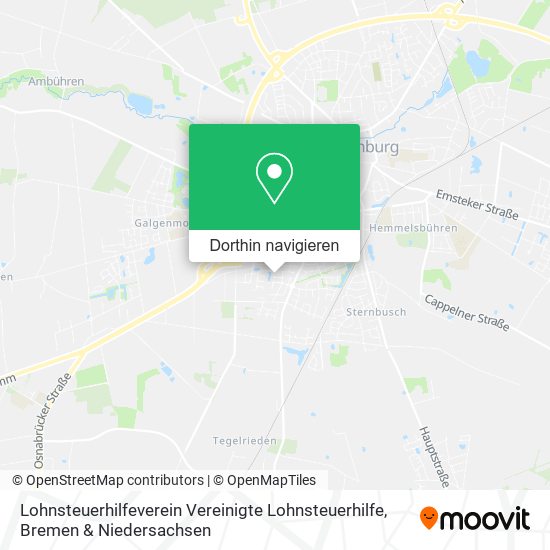 Lohnsteuerhilfeverein Vereinigte Lohnsteuerhilfe Karte
