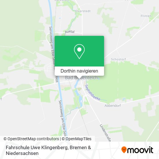 Fahrschule Uwe Klingenberg Karte
