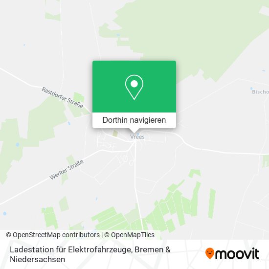 Ladestation für Elektrofahrzeuge Karte