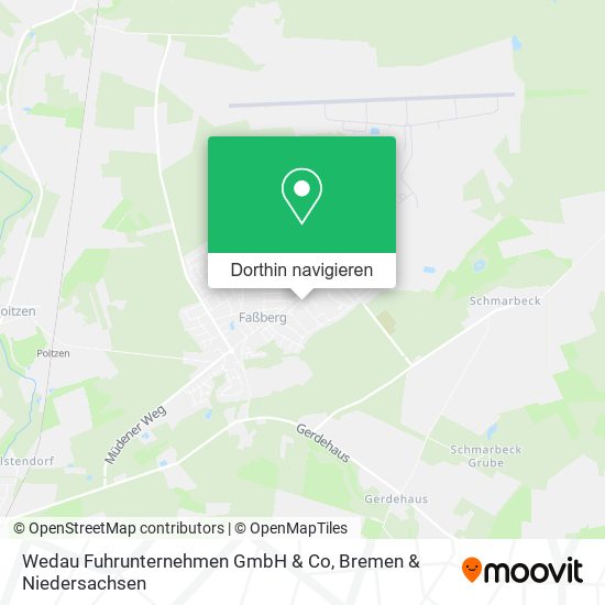 Wedau Fuhrunternehmen GmbH & Co Karte