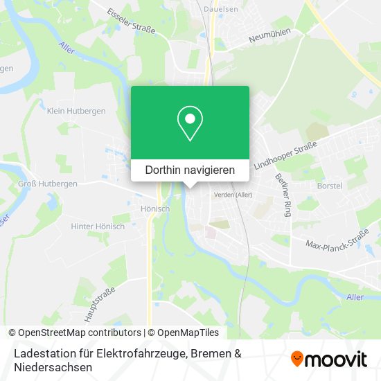 Ladestation für Elektrofahrzeuge Karte