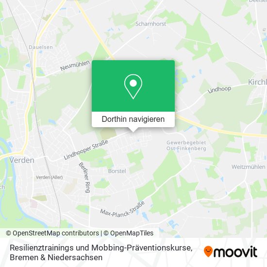 Resilienztrainings und Mobbing-Präventionskurse Karte