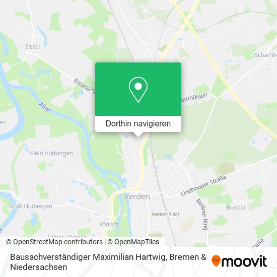 Bausachverständiger Maximilian Hartwig Karte