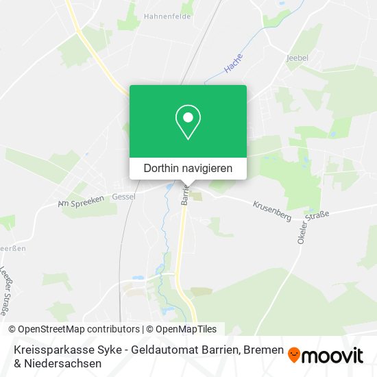 Kreissparkasse Syke - Geldautomat Barrien Karte