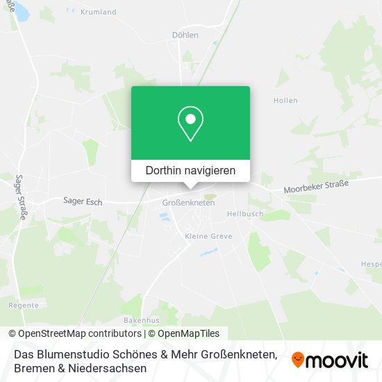 Das Blumenstudio Schönes & Mehr Großenkneten Karte