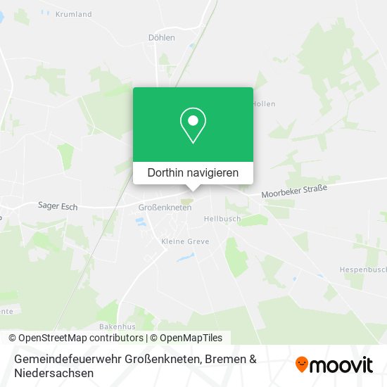 Gemeindefeuerwehr Großenkneten Karte