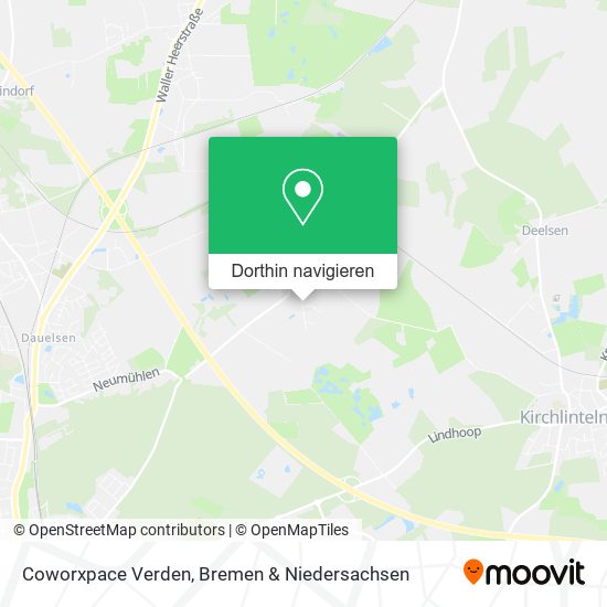 Coworxpace Verden Karte