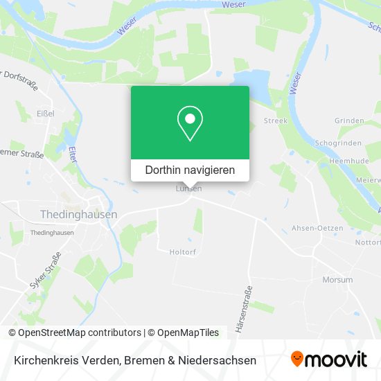 Kirchenkreis Verden Karte