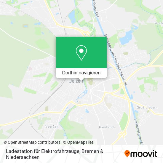 Ladestation für Elektrofahrzeuge Karte