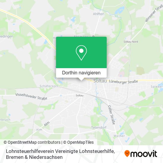 Lohnsteuerhilfeverein Vereinigte Lohnsteuerhilfe Karte