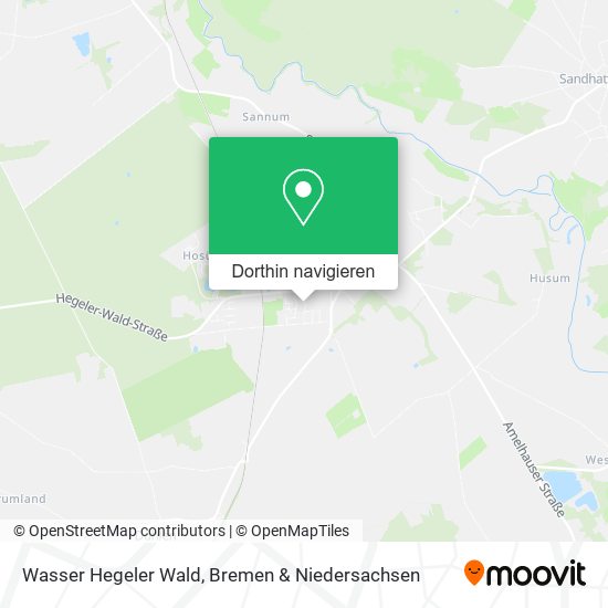 Wasser Hegeler Wald Karte