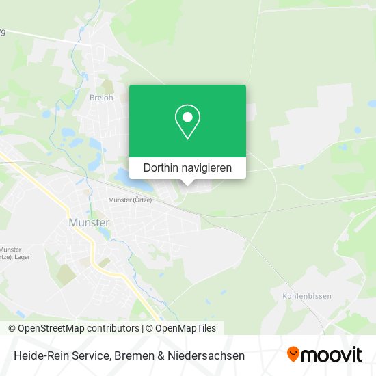 Heide-Rein Service Karte
