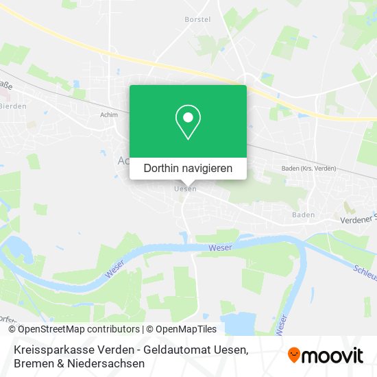 Kreissparkasse Verden - Geldautomat Uesen Karte