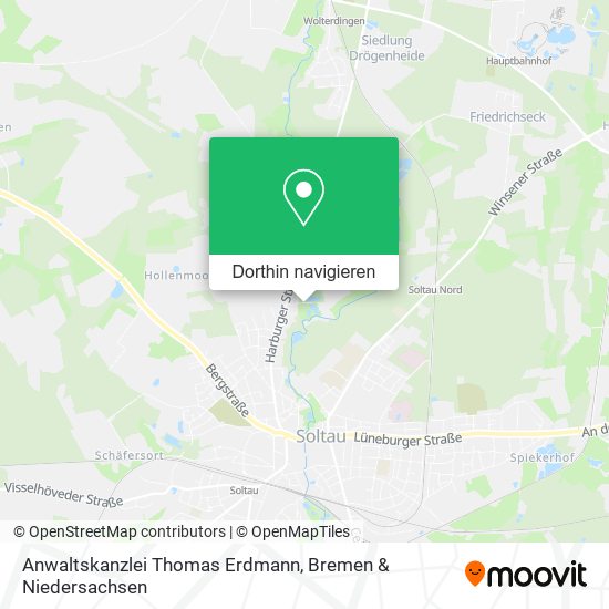 Anwaltskanzlei Thomas Erdmann Karte