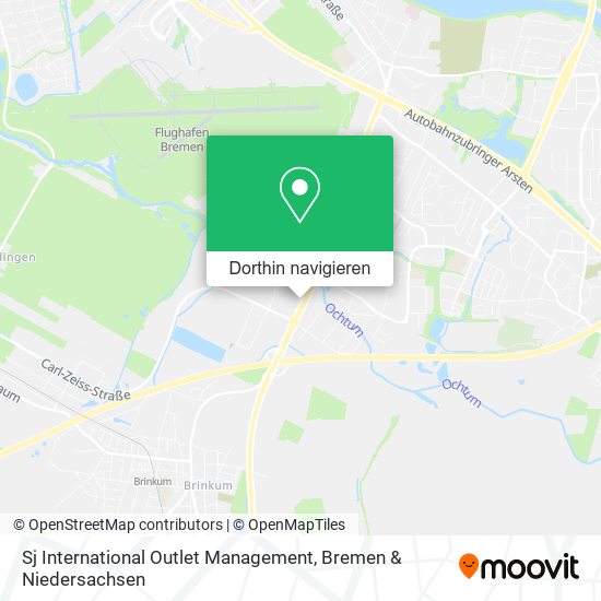 Sj International Outlet Management Karte