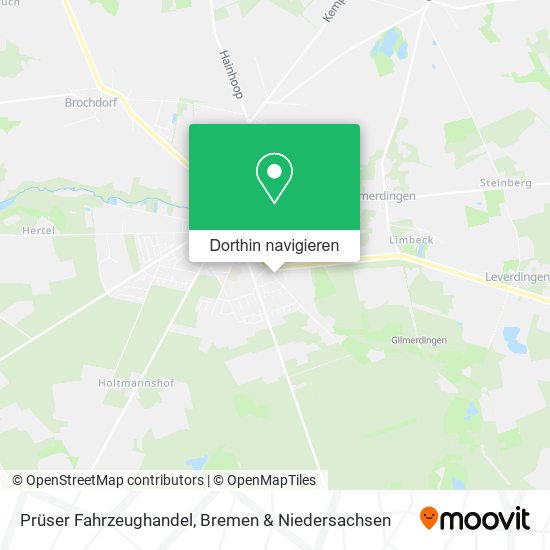 Prüser Fahrzeughandel Karte
