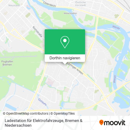 Ladestation für Elektrofahrzeuge Karte