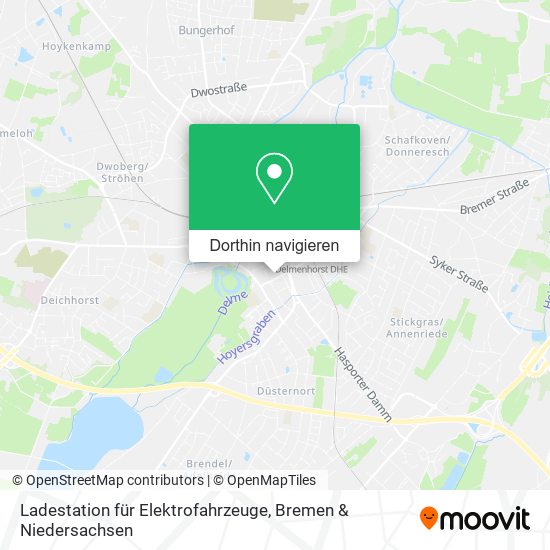 Ladestation für Elektrofahrzeuge Karte