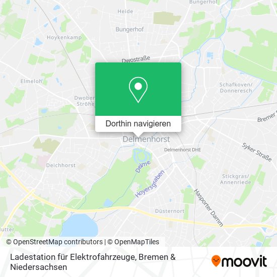 Ladestation für Elektrofahrzeuge Karte