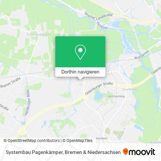 Systembau Pagenkämper Karte