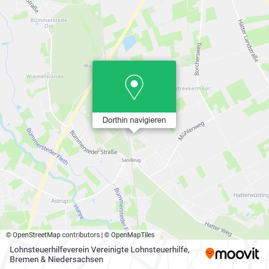 Lohnsteuerhilfeverein Vereinigte Lohnsteuerhilfe Karte