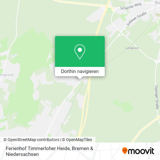 Ferienhof Timmerloher Heide Karte