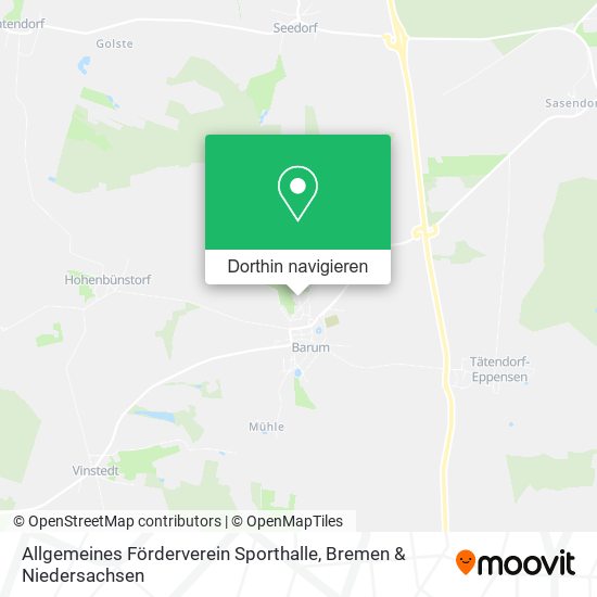 Allgemeines Förderverein Sporthalle Karte