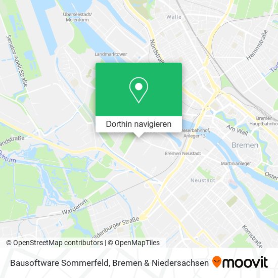 Bausoftware Sommerfeld Karte