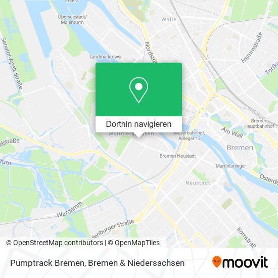 Pumptrack Bremen Karte