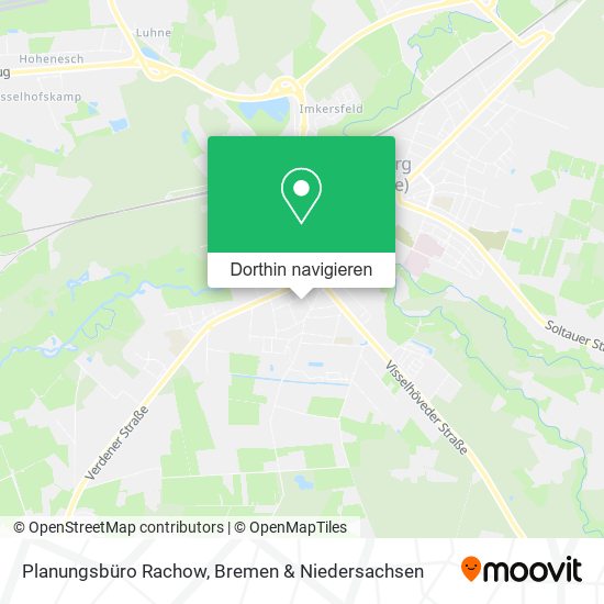 Planungsbüro Rachow Karte