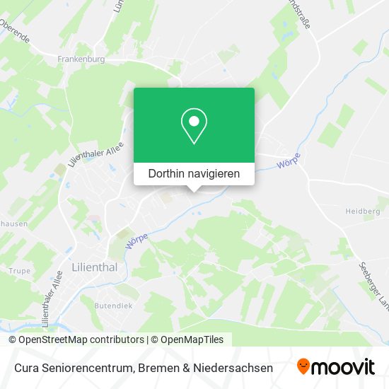 Cura Seniorencentrum Karte