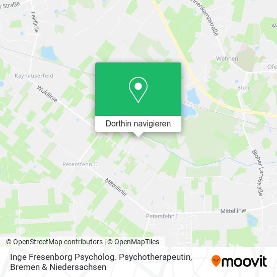 Inge Fresenborg Psycholog. Psychotherapeutin Karte