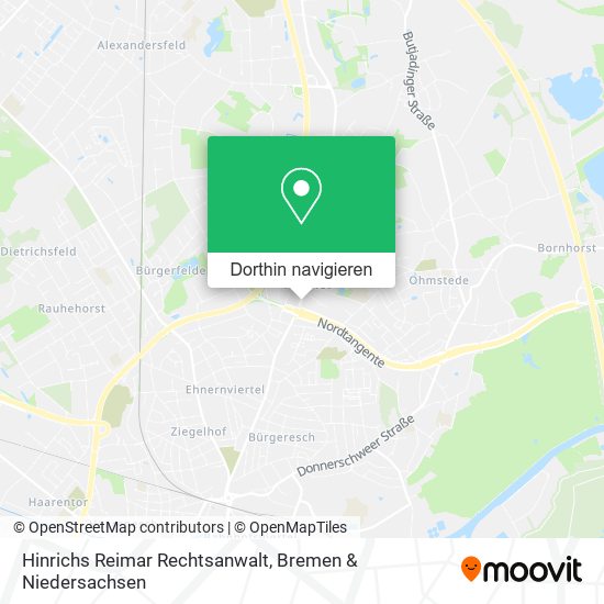 Hinrichs Reimar Rechtsanwalt Karte