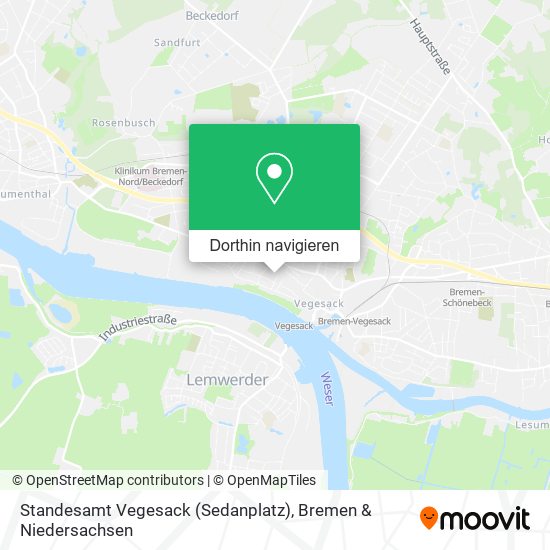 Standesamt Vegesack (Sedanplatz) Karte