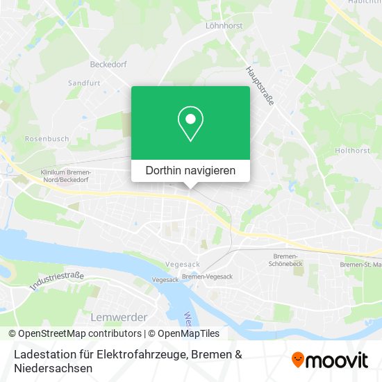 Ladestation für Elektrofahrzeuge Karte