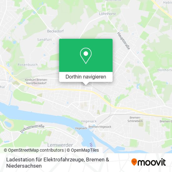 Ladestation für Elektrofahrzeuge Karte