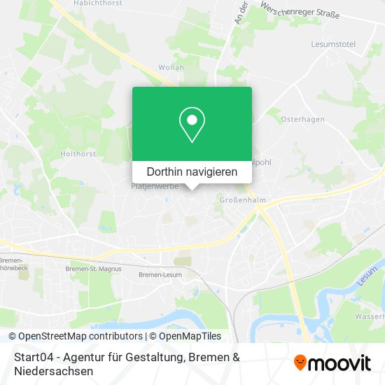 Start04 - Agentur für Gestaltung Karte